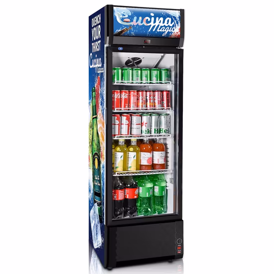 Vitrine de refroidissement direct de Cabinet commercial de supermarché d'affichage de BV/SGS